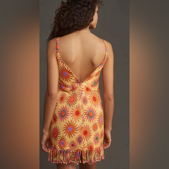 Farm Rio Slim Fringe Mini Dress - Picture 2 of 4